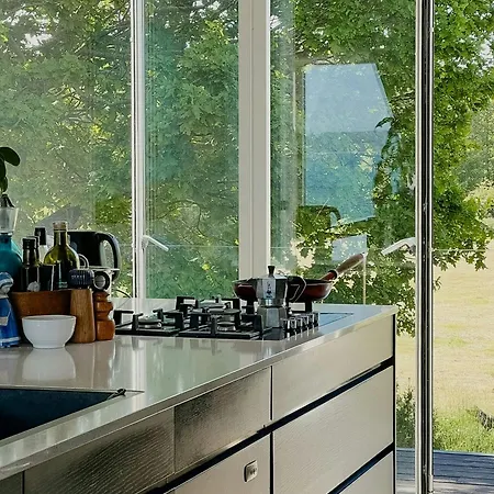 Art And Panoramic View At Trelde Naes Vakantiehuis Fredericia